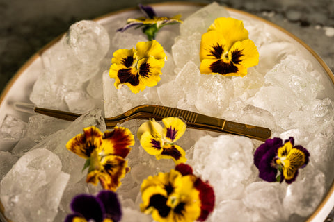 Offset Plating Tweezer - Edibleflower.ca by Heirloom Acres NOTL