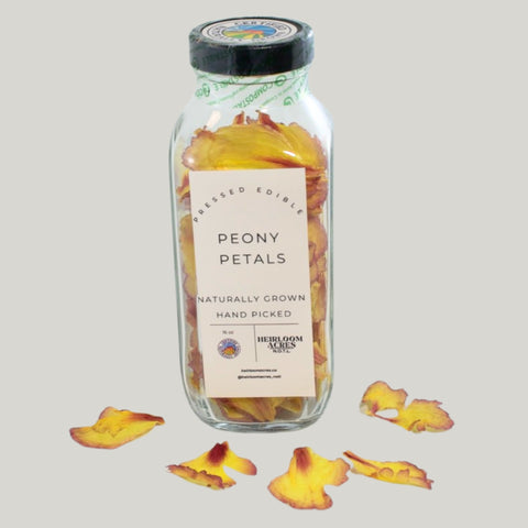 Pressed Peony Petals - Heirloom Acres NOTL